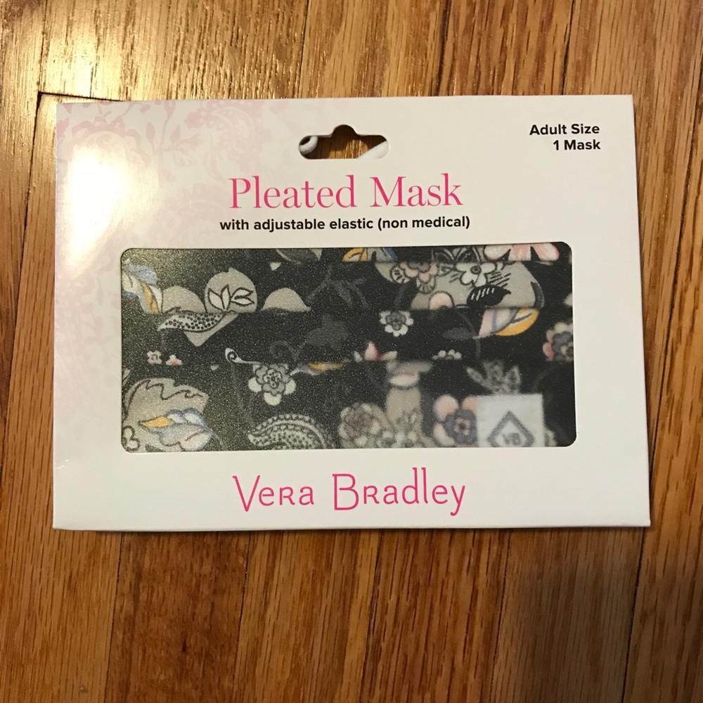 Vera Bradley pleated face mask
